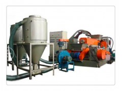 二手塑料化學交聯電纜料造粒機,廢舊泡沫塑料造粒機組多少一臺